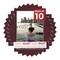 Dark Red Suede Mat Board for 22x30 Frames - Fits 19x27 Photos
